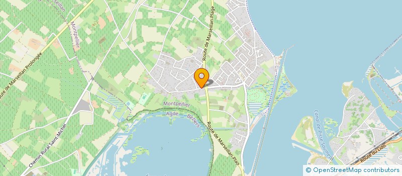 localisation de l'entreprise C.2.P. à MARSEILLAN