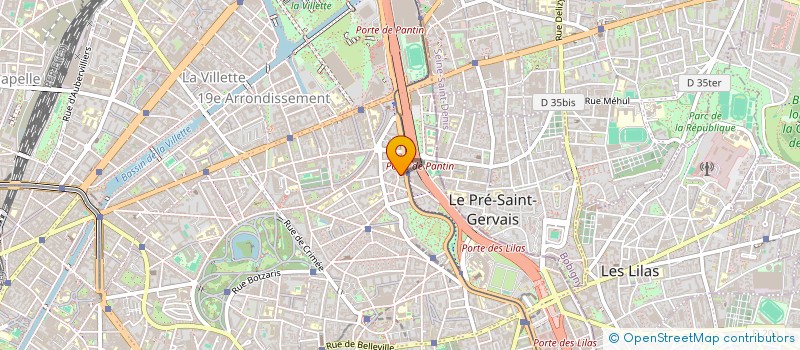 localisation de l'entreprise C 2 P B  PARIS