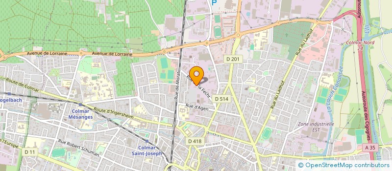 localisation de l'entreprise C.2000  COLMAR