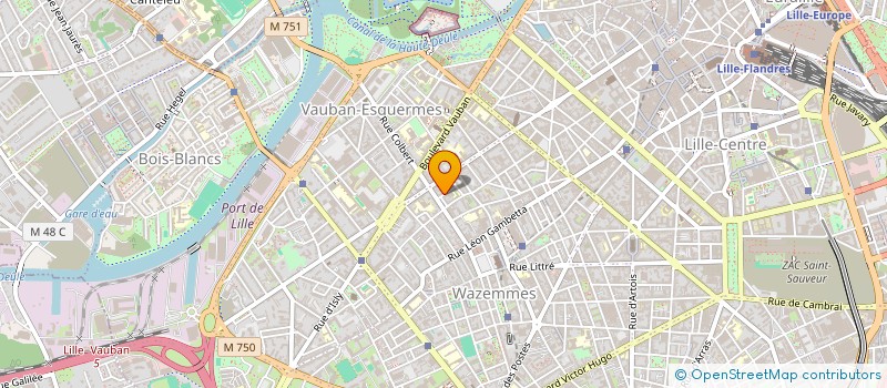 localisation de l'entreprise C 2AM à LILLE