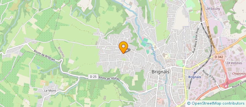 localisation de l'entreprise C 2D  BRIGNAIS