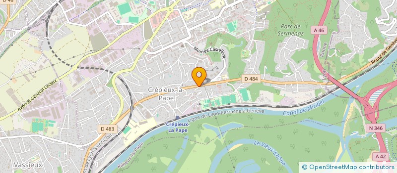 localisation de l'entreprise C 3 ASSOCIES à RILLIEUX-LA-PAPE