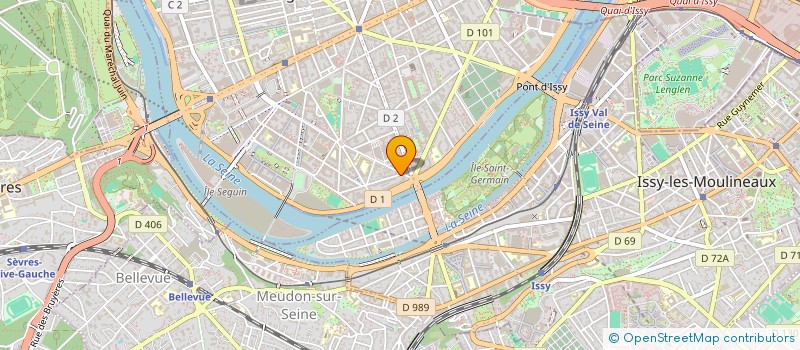 localisation de l'entreprise C 3 D à BOULOGNE-BILLANCOURT