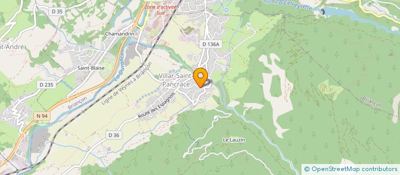 localisation de l'entreprise C 3 D  VILLAR-SAINT-PANCRACE