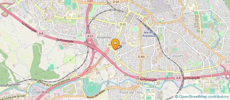 localisation de l'entreprise C 3 I C à AIX-EN-PROVENCE