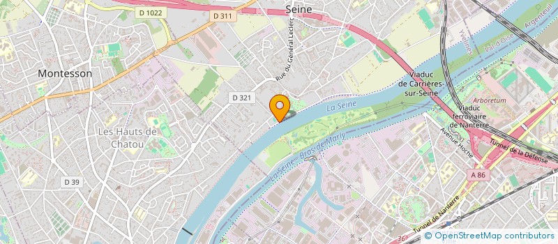 localisation de l'entreprise C 3 L HOLDING  CARRIERES-SUR-SEINE