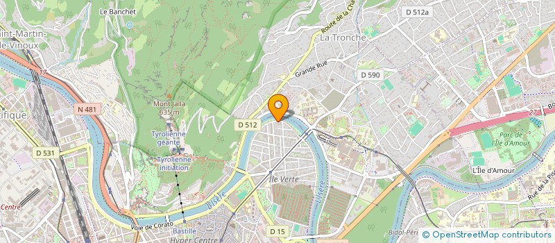 localisation de l'entreprise C 4 à GRENOBLE