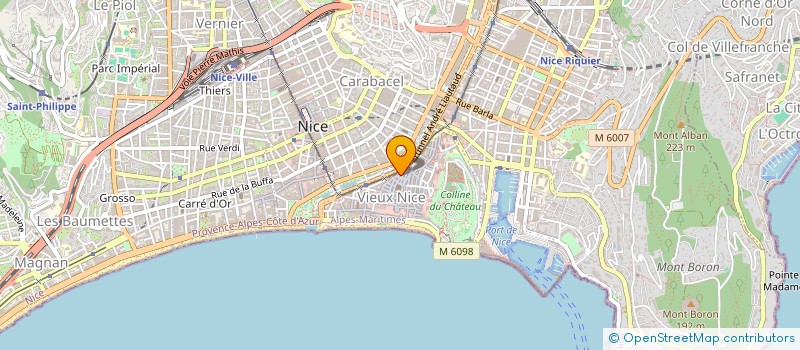 localisation de l'entreprise C 4 à NICE