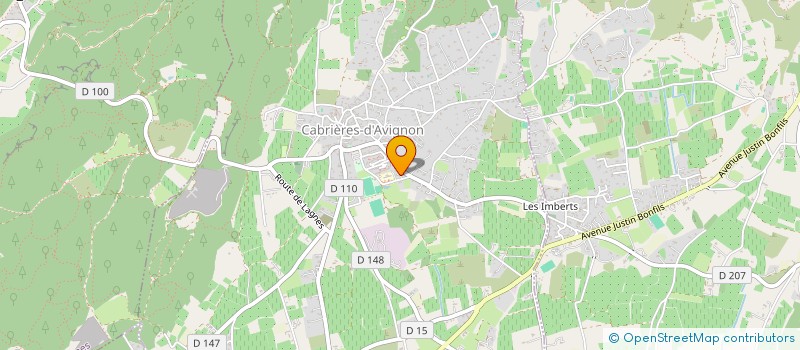 localisation de l'entreprise C 912  CABRIERES-D'AVIGNON