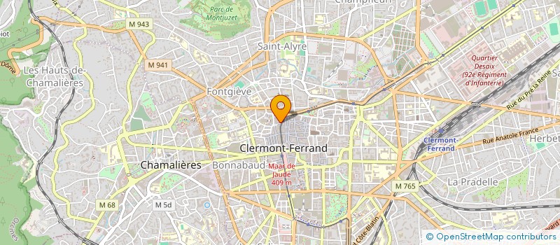 localisation de l'entreprise C.A.2 à CLERMONT-FERRAND
