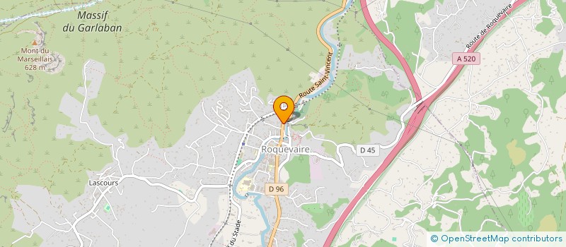 localisation de l'entreprise C A 2 T  ROQUEVAIRE