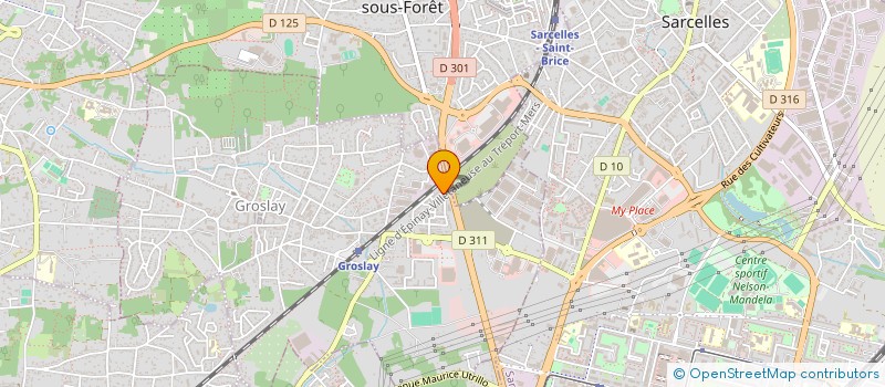 localisation de l'entreprise C.A à GROSLAY