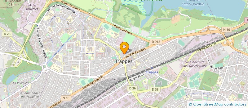 localisation de l'entreprise C.A. à TRAPPES