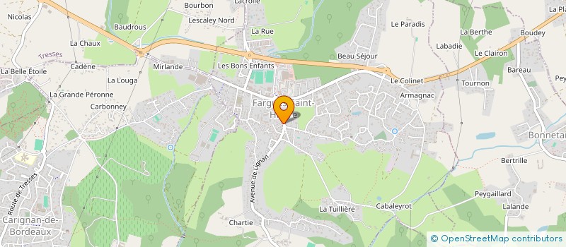 localisation de l'entreprise C.A.A.E  FARGUES-SAINT-HILAIRE