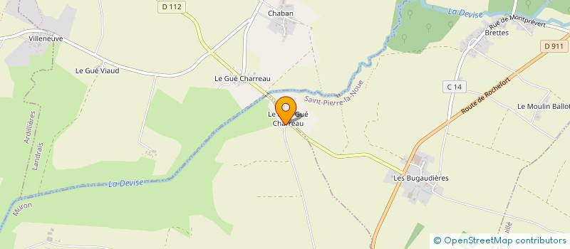 localisation de l'entreprise C.A.A.P.  MURON