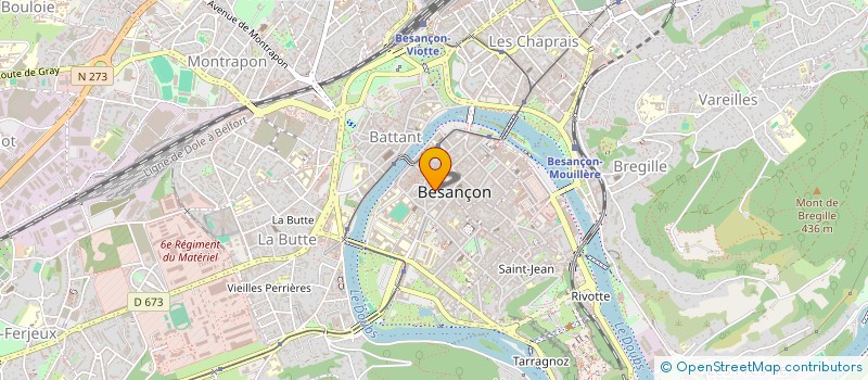 localisation de l'entreprise C.A.B à BESANCON