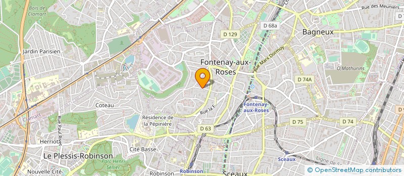 localisation de l'entreprise C A B à FONTENAY-AUX-ROSES