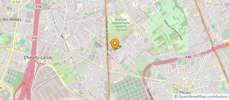 localisation de l'entreprise C.A.B à VITRY-SUR-SEINE