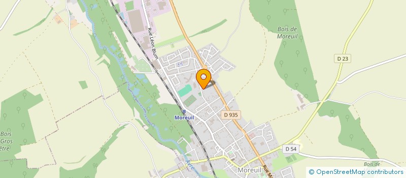 localisation de l'entreprise C.A. BATIMENT & RENOVATION  LE PLESSIER-ROZAINVILLERS