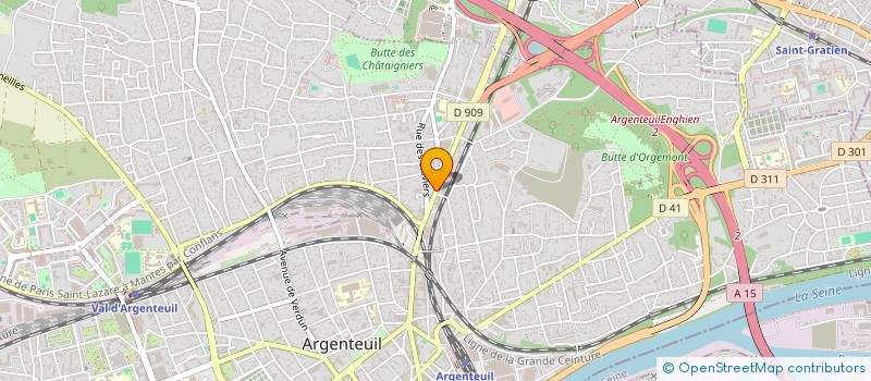 localisation de l'entreprise C.A.C. à ARGENTEUIL