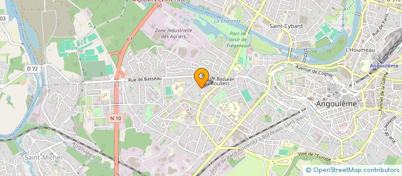 localisation de l'entreprise C.A.C à ANGOULEME