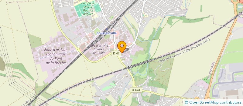 localisation de l'entreprise C A C  GOUSSAINVILLE