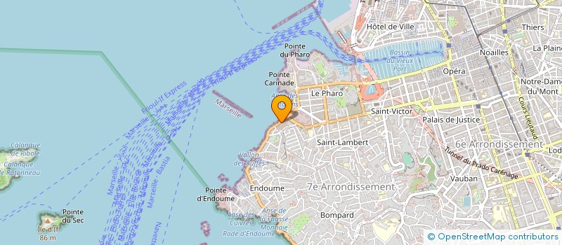 localisation de l'entreprise C-A-C ASSURANCES à MARSEILLE