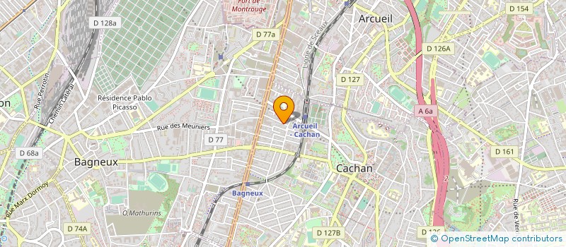 localisation de l'entreprise C A C BATIMENT  CACHAN