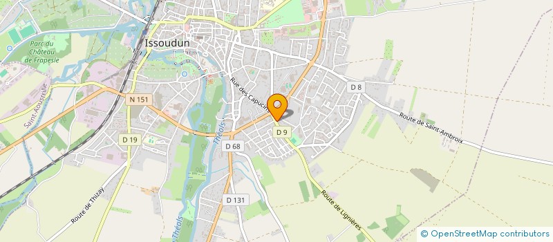 localisation de l'entreprise C.A.C.C. à ISSOUDUN