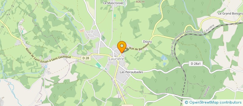 localisation de l'entreprise C.A.C.D. IMMO à LAURIERE