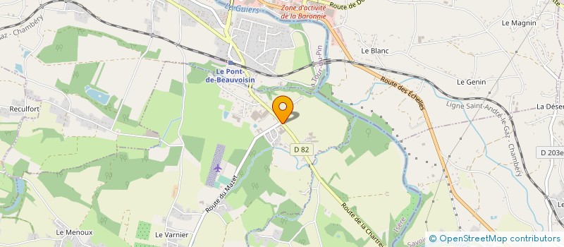 localisation de l'entreprise C.A.C.E.M T.P  SAINT-BERON
