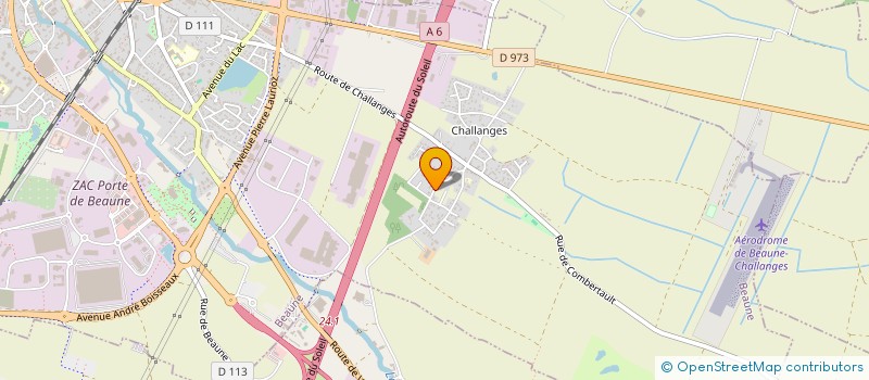 localisation de l'entreprise C.A & CO à BEAUNE
