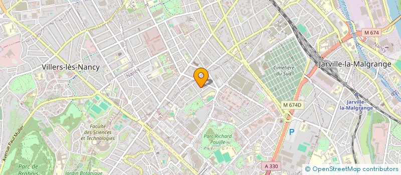 localisation de l'entreprise C/A COMPETITION  VANDUVRE-LES-NANCY