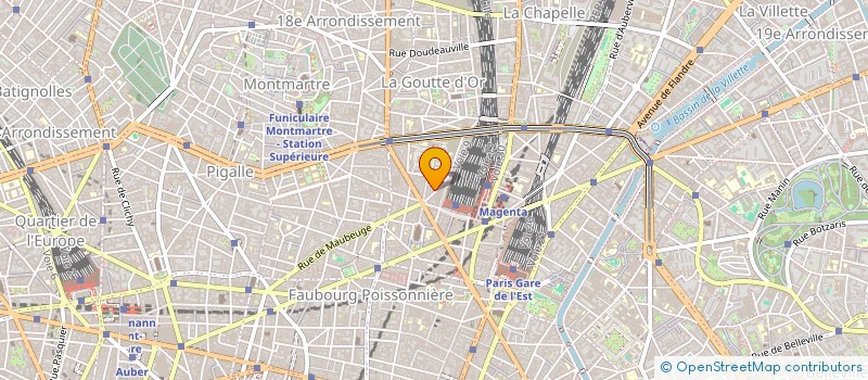 localisation de l'entreprise C A CTRE DISTRIBUTION ALIMENTATION à PARIS