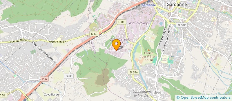 localisation de l'entreprise C.A.D. 13  GARDANNE
