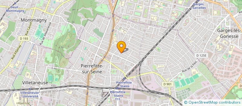 localisation de l'entreprise C.A.D. à PIERREFITTE-SUR-SEINE