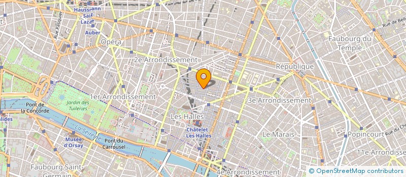 localisation de l'entreprise C.A.D.A à PARIS