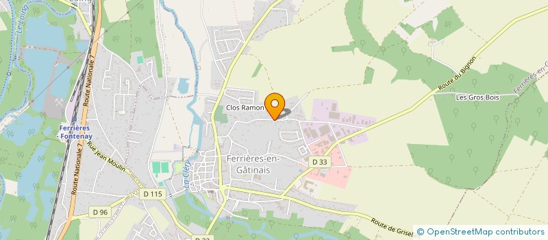 localisation de l'entreprise C.A.D. COMPTOIR ALCOOLS DENATU à FERRIERES-EN-GATINAIS