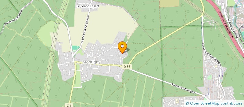 localisation de l'entreprise C.A.D.E.C  MONTIGNY