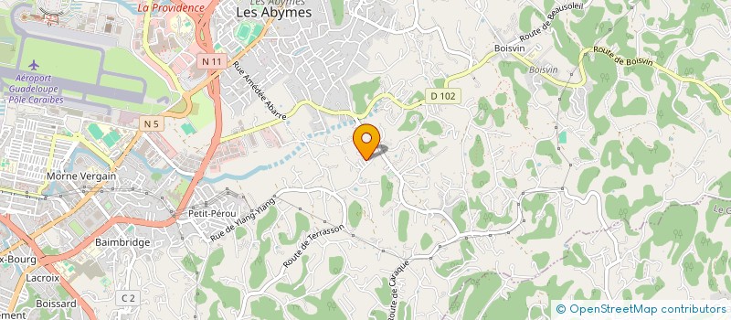 localisation de l'entreprise C.A.D.R.E CONSEIL ET FORMATION à LES ABYMES