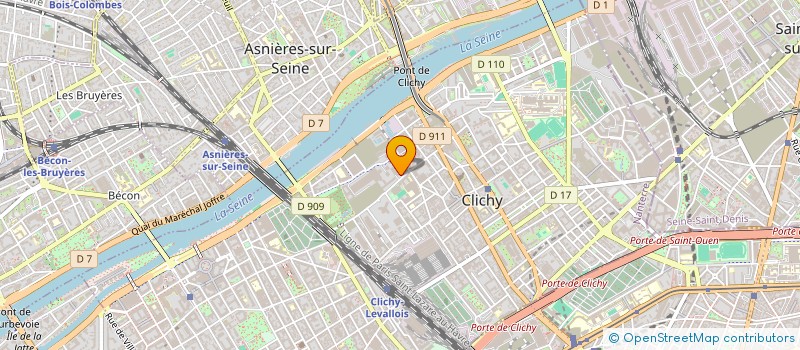 localisation de l'entreprise C.A. DOUCEUR à CLICHY