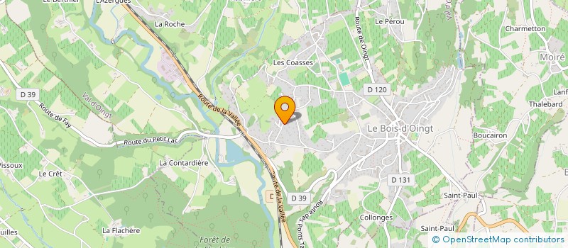 localisation de l'entreprise C A E  VAL D'OINGT