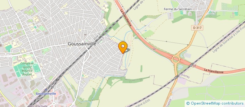localisation de l'entreprise C.A.E. à GOUSSAINVILLE