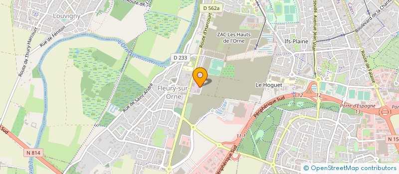 localisation de l'entreprise C-A-E  FLEURY-SUR-ORNE