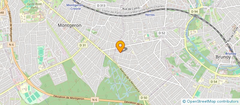 localisation de l'entreprise C.A.E  YERRES