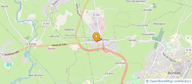 localisation de l'entreprise C.A.E.B. à YTRAC