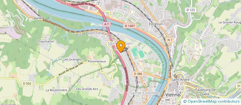 localisation de l'entreprise C.A.E. CONCEPT  SAINT-ROMAIN-EN-GAL