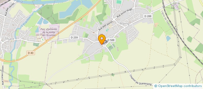 localisation de l'entreprise C.A.E. INVEST  MAING