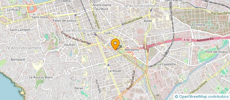 localisation de l'entreprise C.A.E.M - CREATIONS ARTS ET METIERS à MARSEILLE