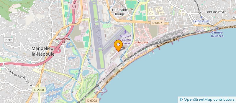localisation de l'entreprise C.A.E.R à CANNES